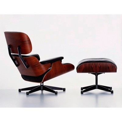 Chaise longue et Ottoman en palissandre Saints - Vitra Chaise longue et Ottoman en palissandre Saints - Vitra