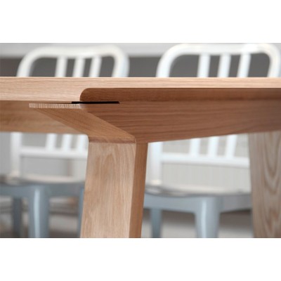 detalle madera roble Mesa rectangular Mitis Punto Mobles detalle madera roble Mesa rectangular Mitis Punto Mobles