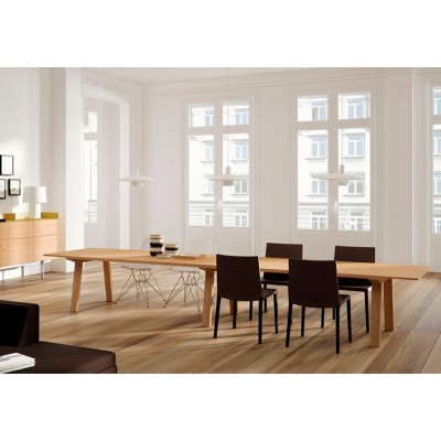 comedor con Mesa rectangular Mitis en roble de Punto Mobles comedor con Mesa rectangular Mitis en roble de Punto Mobles