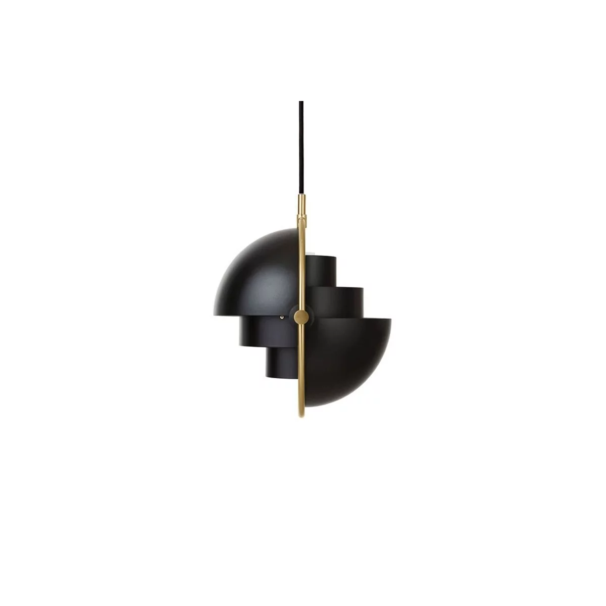 Lámpara Multi lite pendant Small brass color negro