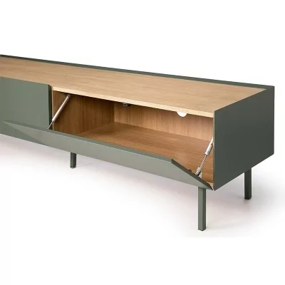 Mueble TV Arista de Teulat color verde en Moises Showroom Mueble TV Arista de Teulat color verde en Moises Showroom