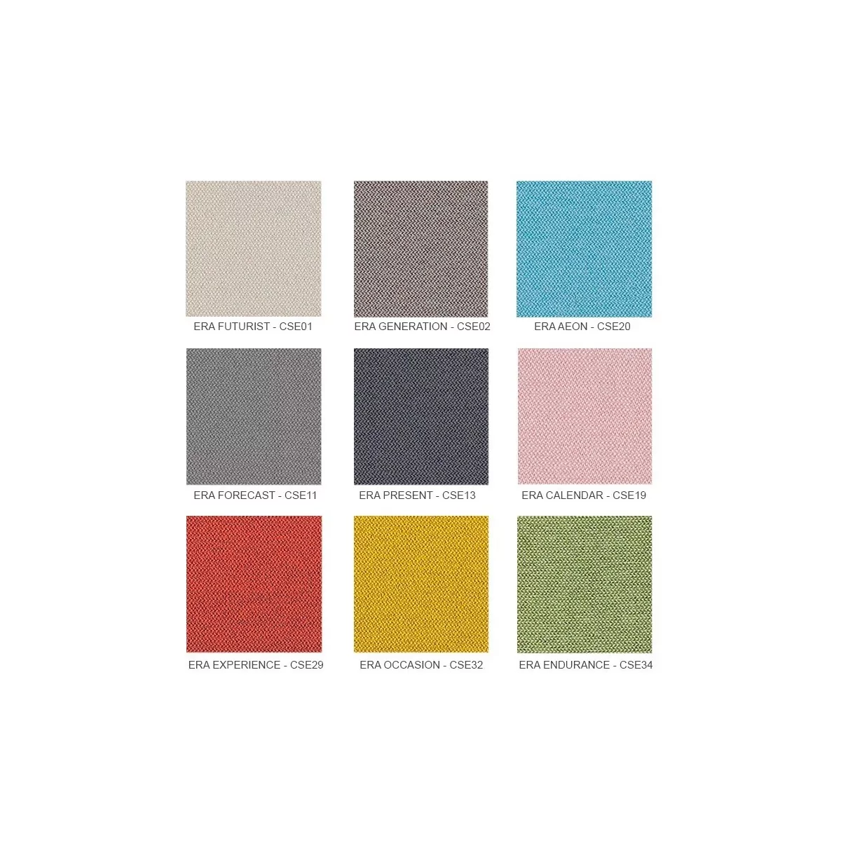 Selección de colores tapicería ERA en Moises Showroom