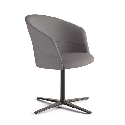 Silla Copa de Viccarbe con base giratoria plana en Moises Showroom Silla Copa de Viccarbe con base giratoria plana en Moises Showroom