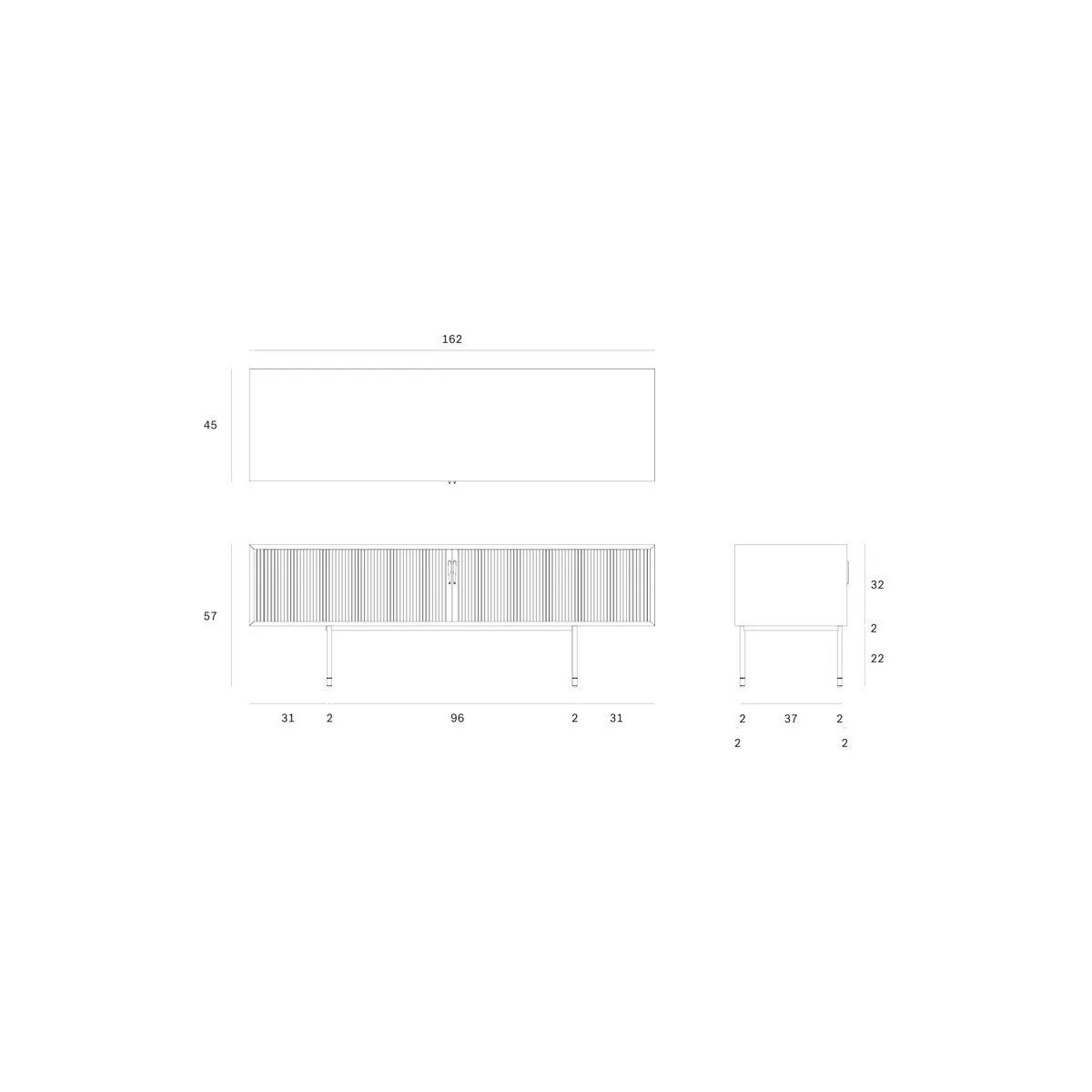 Porta TV Roller Max Ethnicraft