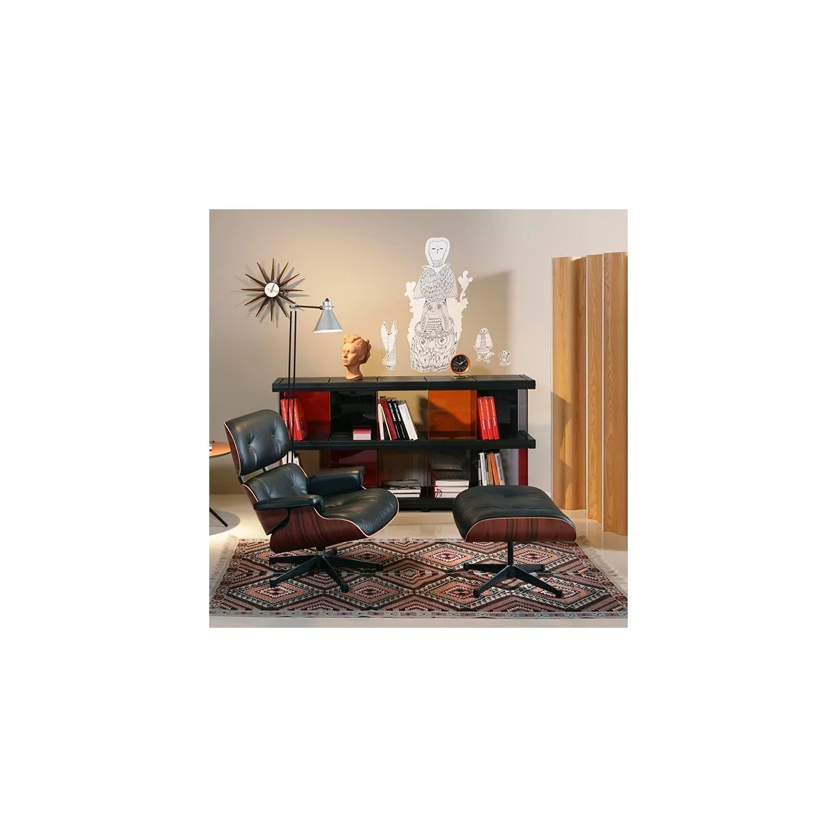 Horloge Sunburst Noyer - Vitra